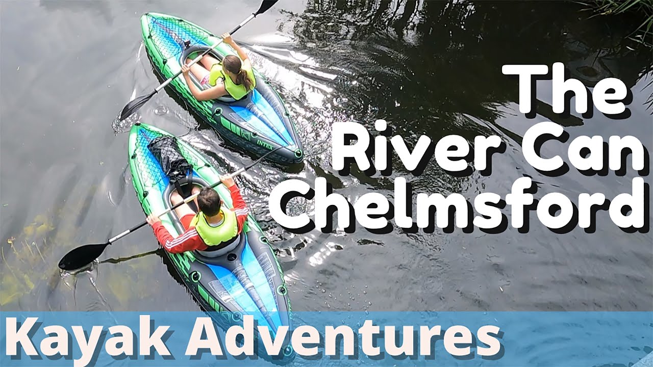 Kayaking The River Can Chelmsford, Essex Intex Challenger K1 Kayak