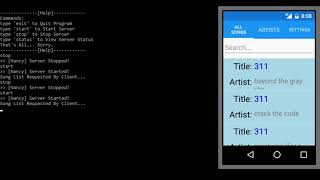 Auditory Disruption Remote Audio Streaming App (Android / PC) - Status screenshot 2