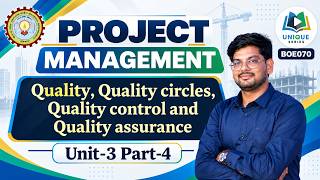 U3 P4 | Quality, Quality circles, Quality control and Quality assurance  | Project Management | AKTU