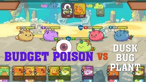 Budget Jumping Lason Gameplay / Dusk Bug Plant / Axie Infinity / Third Glance Bug Splat