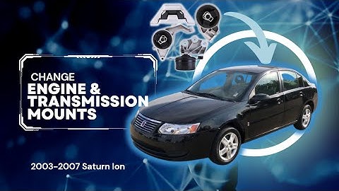 How To: Change Engine and Transmission Mounts on your 2003-2007 Saturn Ion