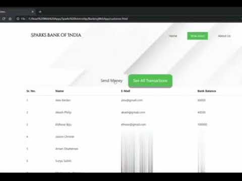 TSF task 1: Basic banking system