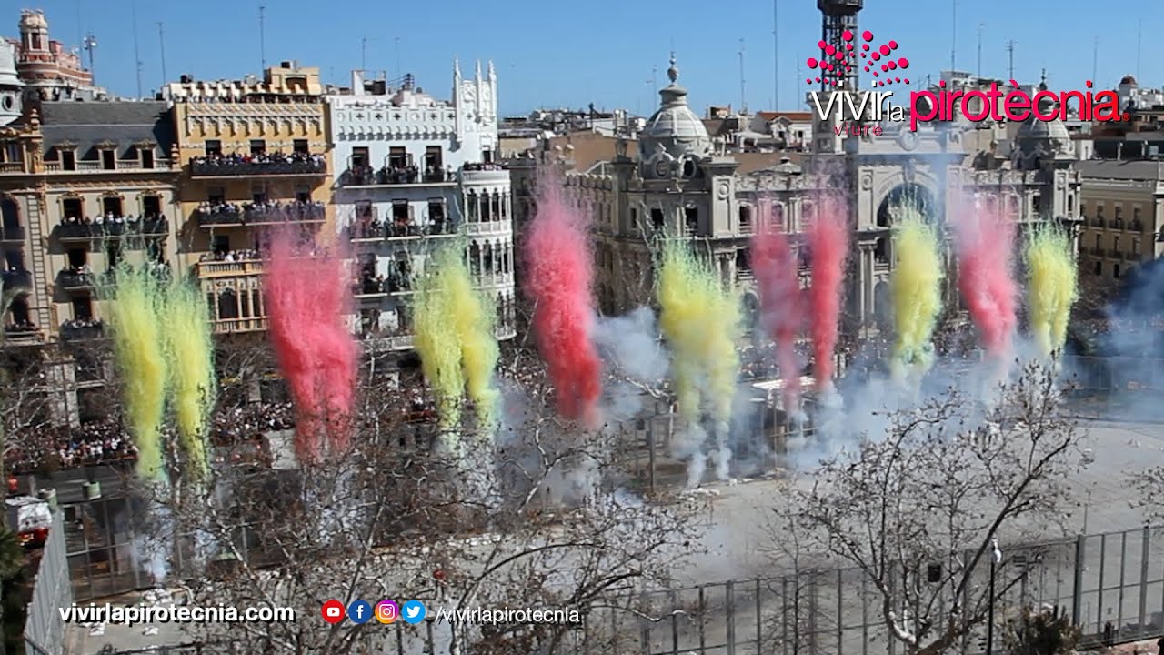Fallas de Valencia 2024. Mascletà Miércoles 6 de Marzo 2024. Pirotecnia Pibierzo