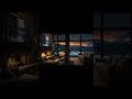 No Ads Fireplace Blizzard ASMR - Snow Storm Sleep Sound With Fireplace Burning For Deep Sleeping