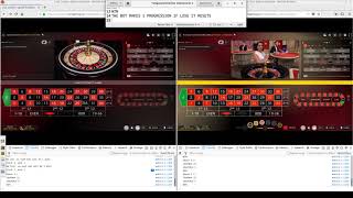 Live Roulette Double Table Session - 20% in 10 Minutes - JavaScript Bot