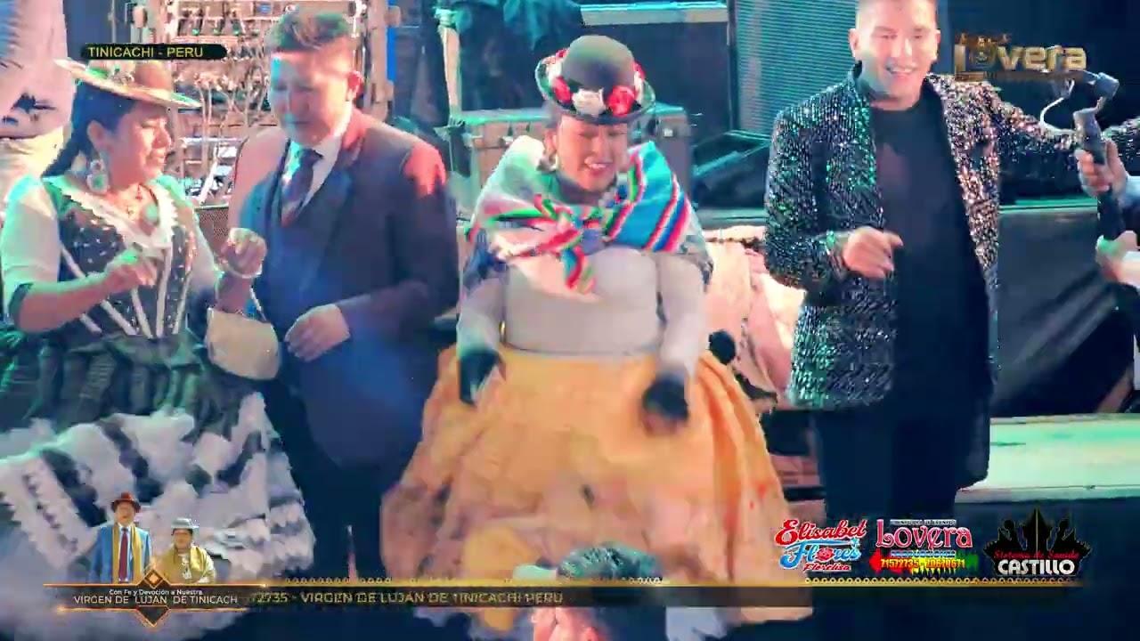 ELISABET FLORES  FLORELISA EN VIVO- CON FE Y DEVOCION A LA VIRGEN DE LUJAM - TINICACHI / PERU
