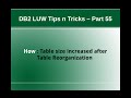 DB2 Tips n Tricks Part 55 - How Table Size increased after Table Reorganization DB2 Tips n Tricks Part 55 - How Table Size increased after Table Reorganization