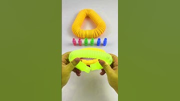 Robot sound satisfying of pop tube #asmr #satisfying #creative #poptubesound #diy #robot #shorts