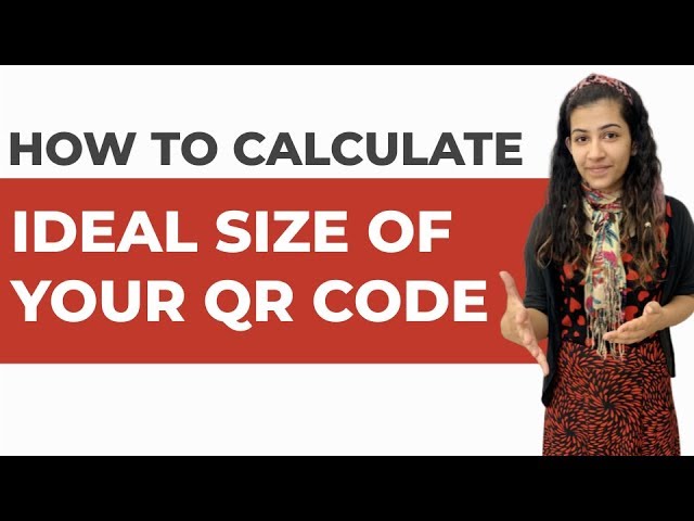 Qr Code Minimum Size: See How To Calculate Ideal Qr Code Size - Youtube