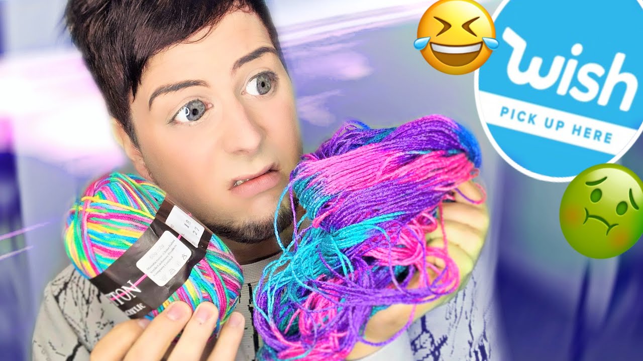 ICH HABE WOLLE BEI WISH BESTELLT|🤢 NIE WIEDER| 🤭 ACHTUNG LUSTIG