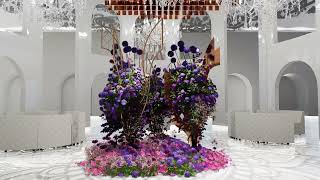 Raffles &amp; Fairmont Doha Lobby floral  Design | Christian Warella