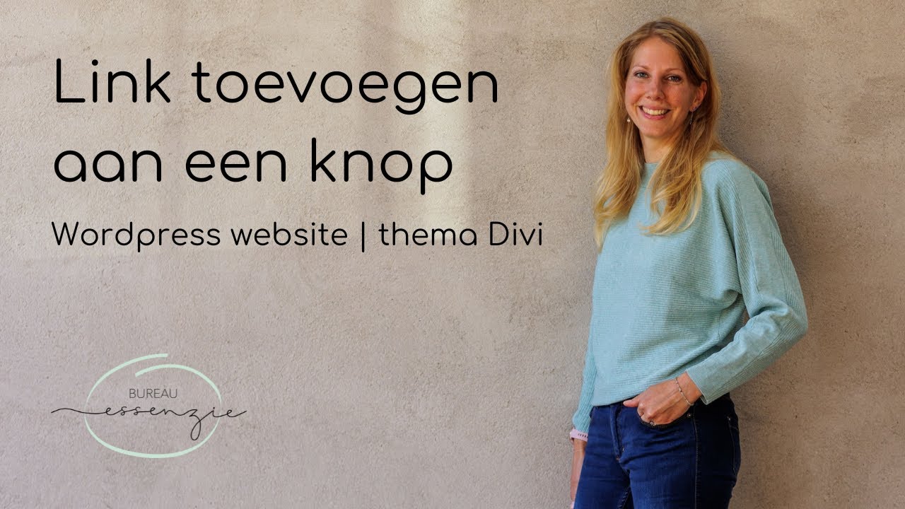 Link toevoegen aan een knop - WordPress Divi tutorial