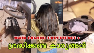 🔥എന്റെ Hair colouring Experience + First Time Colour ചെയ്യുന്നവർ ശ്രദ്ധിക്കേണ്ട കാര്യങ്ങൾ