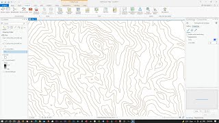 Smoothing Topographic contour lines in ArcGIS Pro