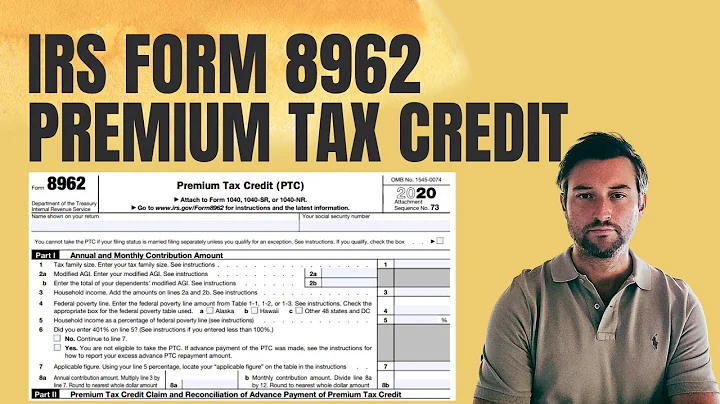 IRS Form 8962 Premium Tax Credit and the IRS Form 1095-A