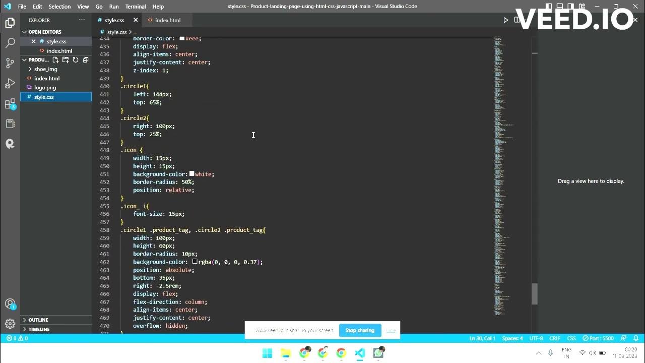 Product landing Page Kaise bnaye Using CSS, HTML How to make landing