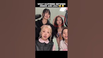 Are they angry with each other???😬 #lisa #jennie #lisa #bp #blackpink