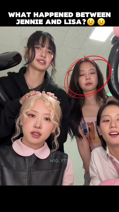 Are they angry with each other???😬 #lisa #jennie #lisa #bp #blackpink