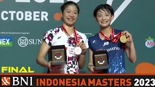 [WS-F] Tomoka Miyazaki (JPN) vs Pornpicha Choeikeewong (THA) | Badminton Indonesia Masters 2023