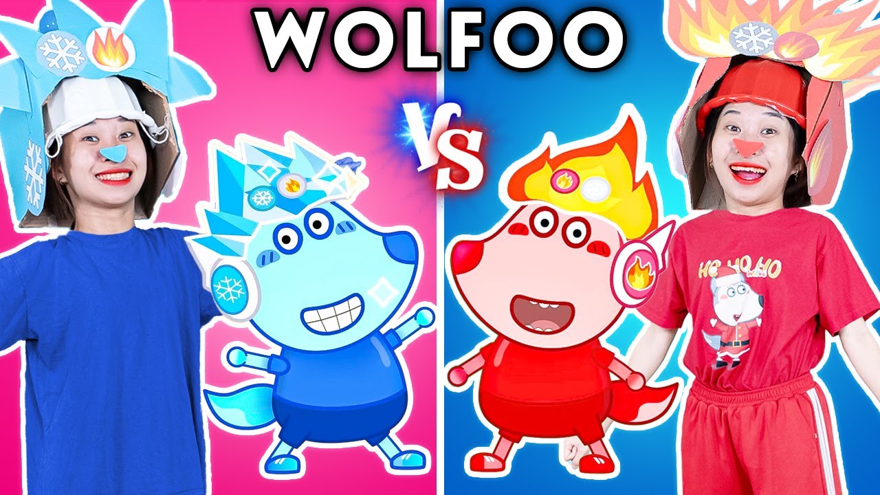 ⁣Fire Wolfoo Vs Ice Wolfoo - Parody The Story Of Wolfoo and Friends | Woa Parody