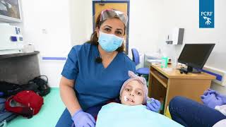 Dr Sahar AL Rayyes Pediatric Dental Mission to Gaza Cancer Department