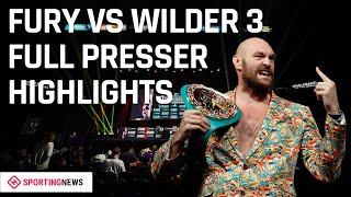 Tyson Fury vs Deontay Wilder Main Event Press Conference Highlights