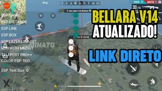 Mod Menu Bellara V14 Como Baixar e Instalar Free Fire Hack Grátis  1.52.2 100% HS Antiban Telekill!