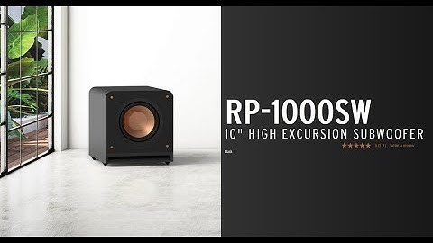 Klipsch RP-1000SW (Subwoofer) / Test Dolby Atmos Demonstration Disc 2014