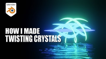 HOW I MADE TWISTING CRYSTALS in blender 2.9 || MHM 3D