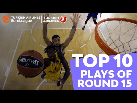 Turkish Airlines EuroLeague Regular Season Round 15 Top 10 Plays