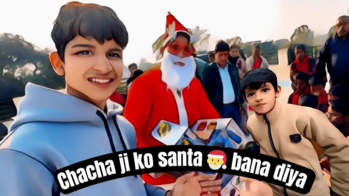 Ghar ka ek lauta mard💀 chachaji ko santa bana diya🎅​⁠@souravjvlogs ​⁠@piyushjocgaming