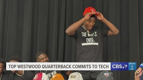 Palestine Westwood 5-star QB Kavian Bryant commits to Texas Tech