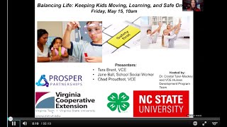 Balancing Life:  Keeping Children Physically Active, Engaged in Learning and Safe Online at Home