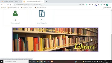 E-library management Demo video
