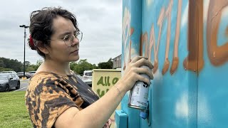 Pineville Debuts Utility Box Makeover in Time for Arts in the Park