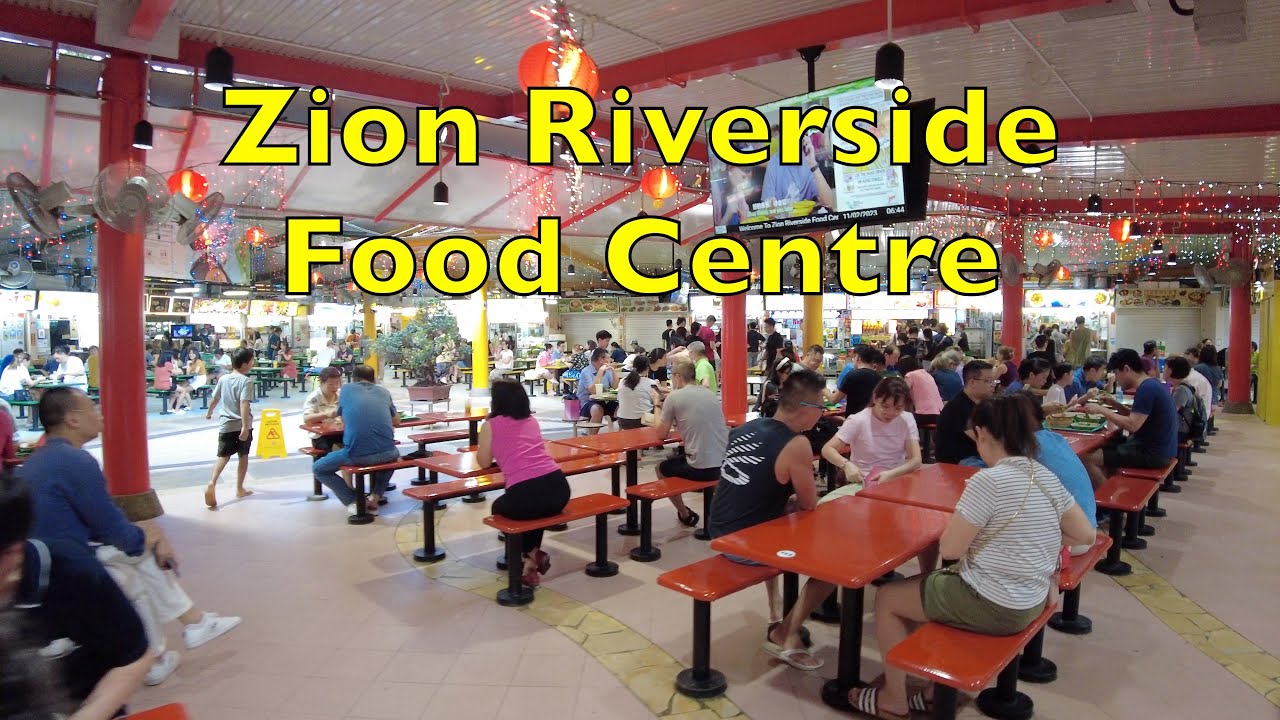 Zion Riverside Food Centre 4K UHD singapore hawkerfood YouTube