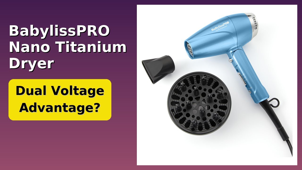 REVIEW (2025): BabylissPRO Nano Titanium Dryer. ESSENTIAL details.