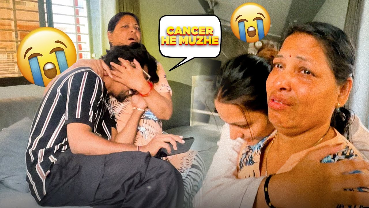 Cancer prank On Mummy 😭 || She is Crying || Sunny Bhavsar Vlogs