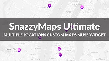 Snazzy Maps Ultimate for Adobe Muse CC | Multiple Locations Custom Styled Maps | MuseShop.net