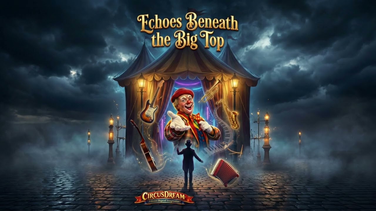 Echoes Beneath the Big Top 🎪 | Melodic Circus Rock Album (Cinematic Rock Experience)