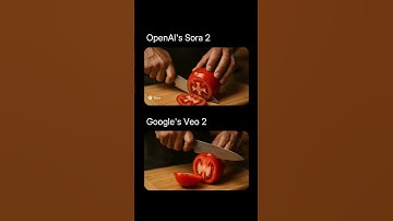 AI Video War: Sora 2 vs. Veo 2 | Who Slices the Tomato Better? 🍅 #shorts