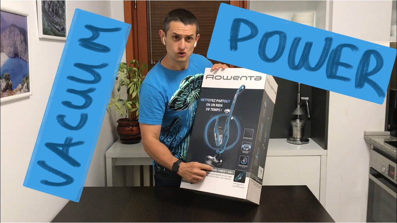 What is Like to Clean with Rowenta Dual Force Two in One? - YouTube