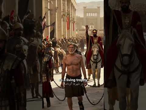 تضاد در زیرنویس آمریکایی انگلیسی و پارسی داستان اسارت والرین امپراطور روم توسط شاپور ساسانی