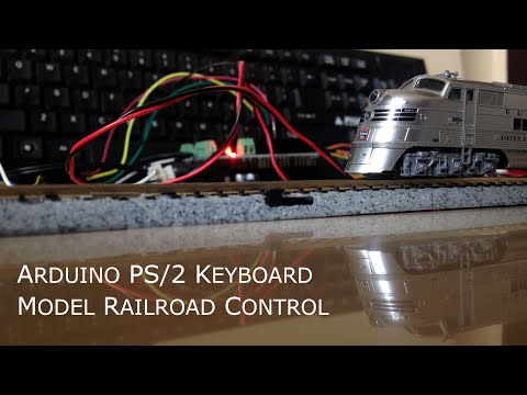 HACKED: Keyboard Controlled Model Train Layout(V 2.5) | PS/2 Interface | Arduino Based