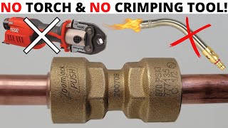 HVAC: ZOOMLOCK PUSH (Push To Connect Refrigerant Fittings Review/Installation) NO MORE BRAZING!