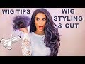 WIG TIPS | Style & How To Cut Your Wig| Nikki French