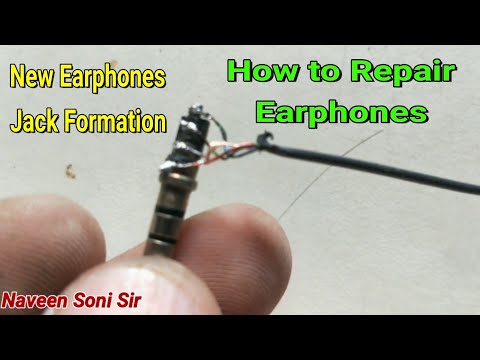How to Repair Earphones    How to Make Earphones Pin Jack    Naveen Soni Sir   