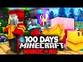I Survived 100 Days in a CUSTOM Minecraft update...