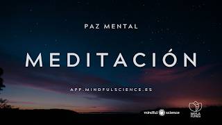 Meditación Guiada de ESCÁNER CORPORAL Apaga el Estrés en Minutos | Mindful Science + Lluvia