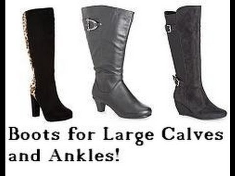 boots for large ankles and calves